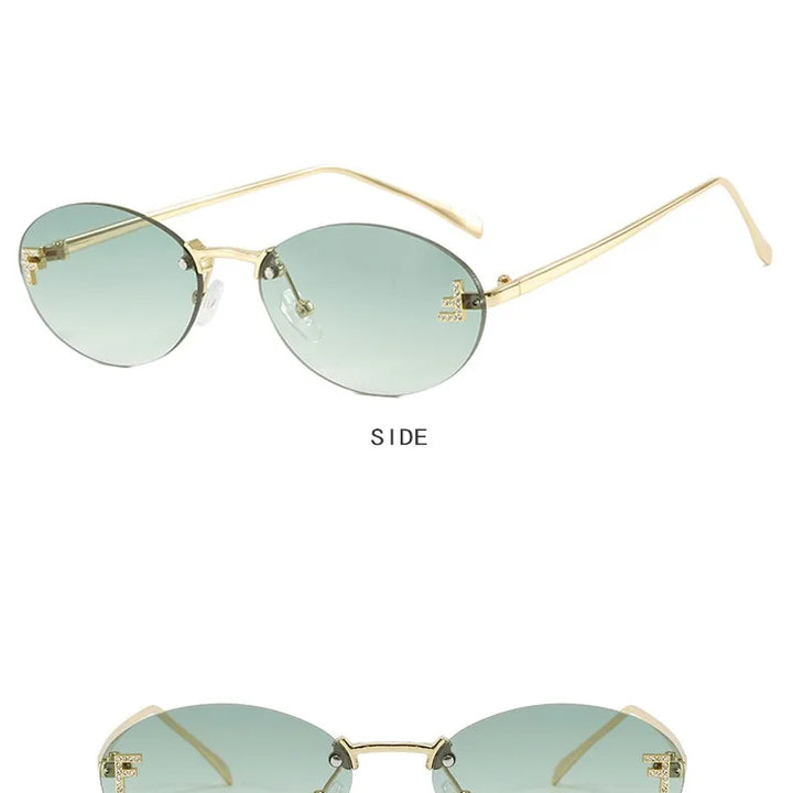 Stylish Retro Oval Sunglasses - Perfect for Driving & Everyday Style