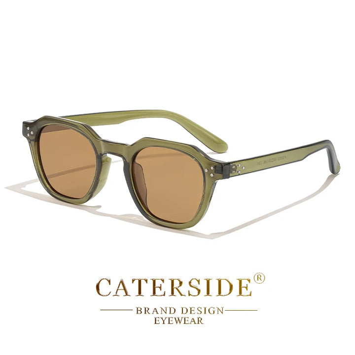 Retro Polarized Sunglasses CATERSIDE – Ultralight TR90 Frame - Men/Women