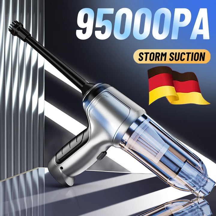 Wireless Car Vacuum Cleaner  Powerful Suction 95000PA for Auto & Home