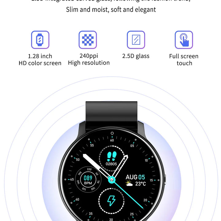 New Smart Watch Sports Fitness New Ultra Light