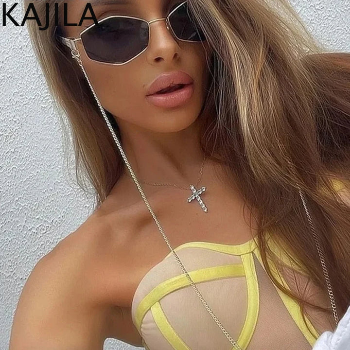 Sunglasses Women Luxury Brand Designer Punk Steampunk Shades