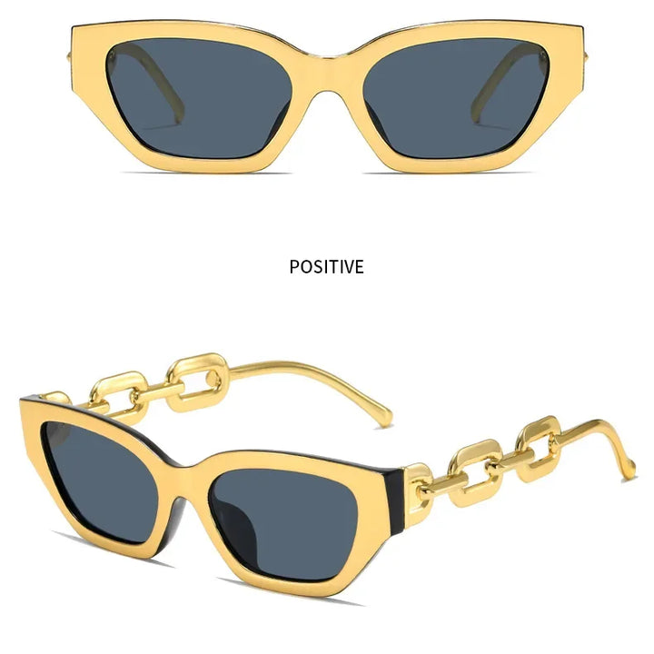 Sunglasses New Fashion Cat Eye – Vintage UV400