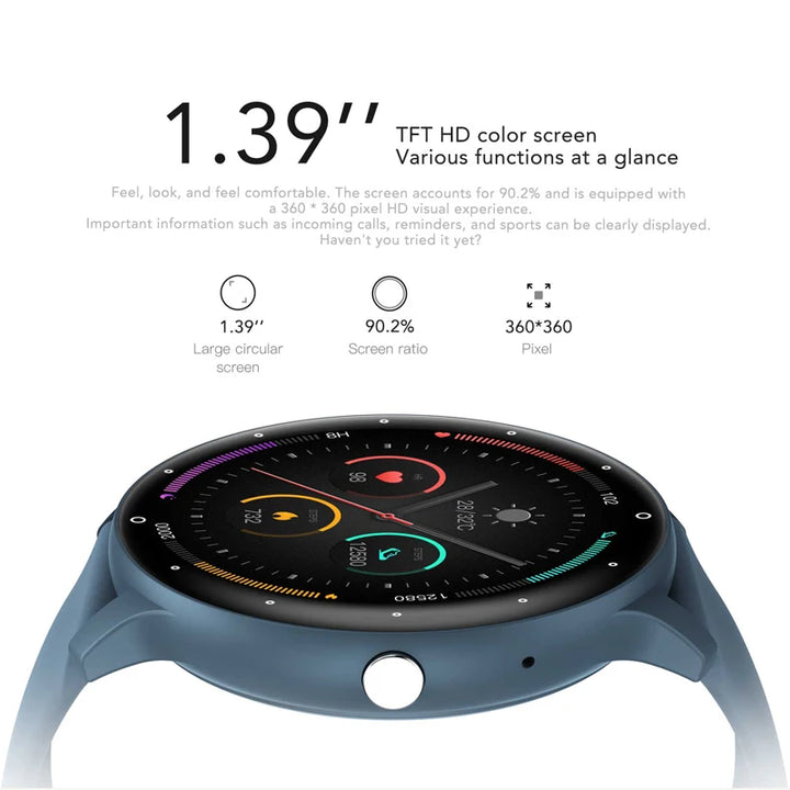 New Smart Watch Sports Fitness New Ultra Light