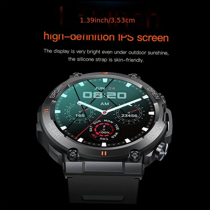 K56Pro Smartwatch – 1.39" HD Screen, Heart Rate, Sport, Long Battery