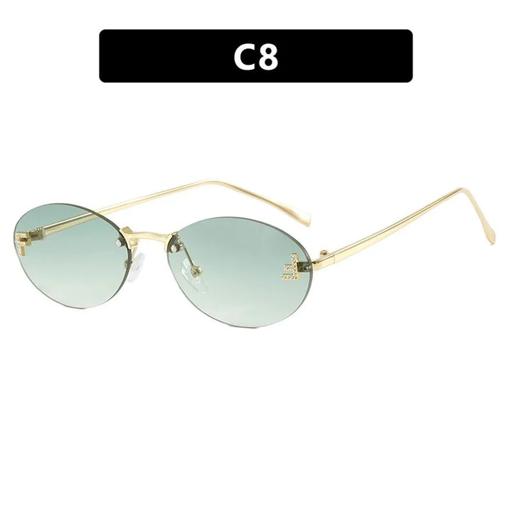 Stylish Retro Oval Sunglasses - Perfect for Driving & Everyday Style