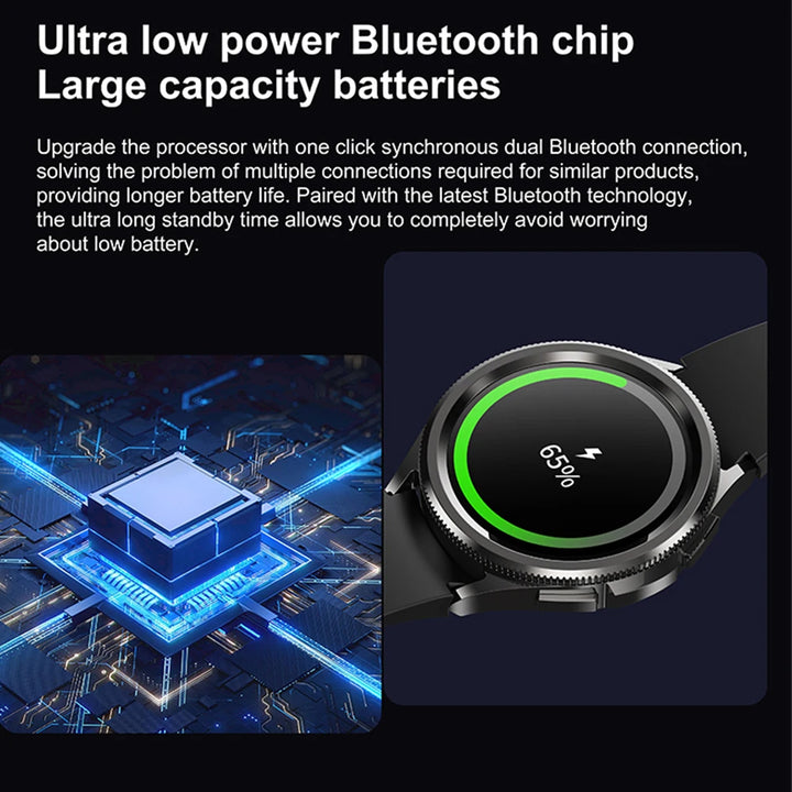 Watch 6 Classic Smartwatch – Bluetooth Call, GPS, Fitness, 2025 New