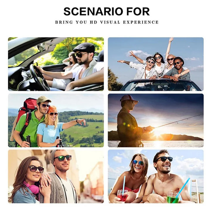 Retro Polarized Sunglasses CATERSIDE – Ultralight TR90 Frame - Men/Women