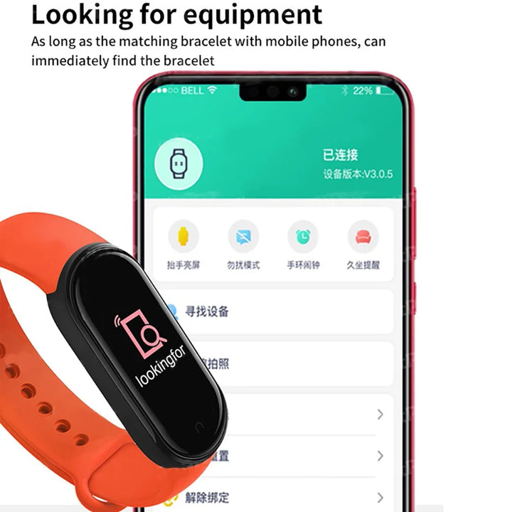 Smart Watch M6 Men Women Fitness Smart Bracelet Sports