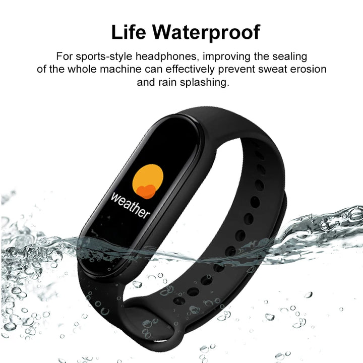 Smart Watch M6 Men Women Fitness Smart Bracelet Sports