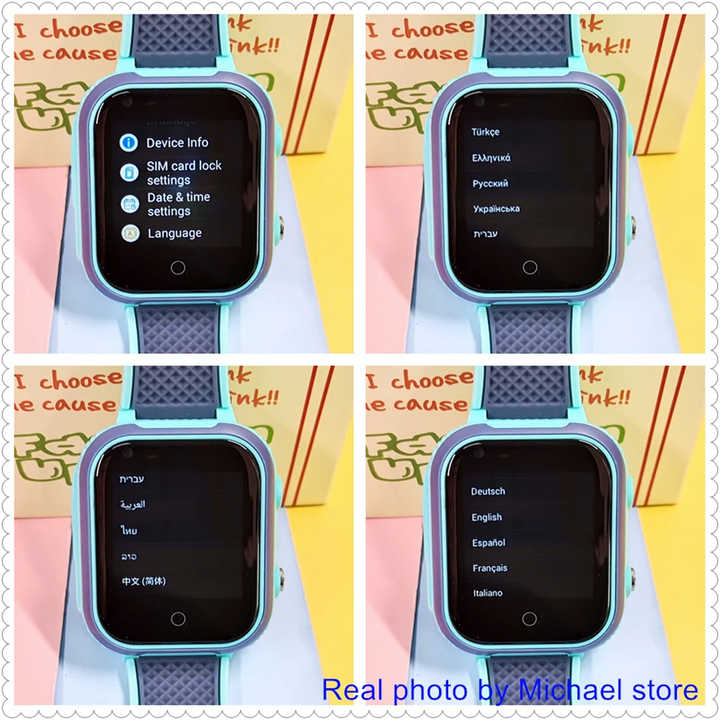 Smart Watch for Kids – 4G GPS, Camera, Video Call, Phone Tracker