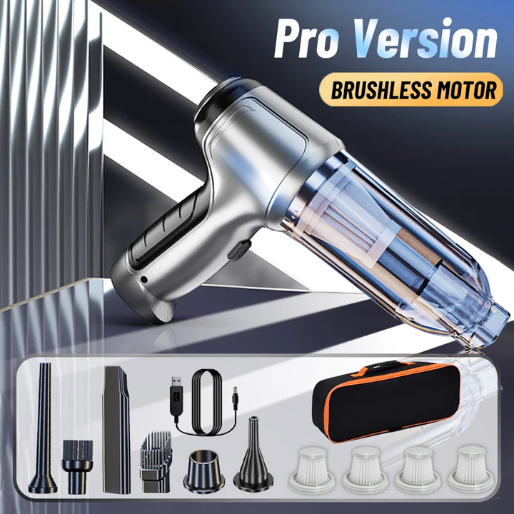 Wireless Car Vacuum Cleaner  Powerful Suction 95000PA for Auto & Home