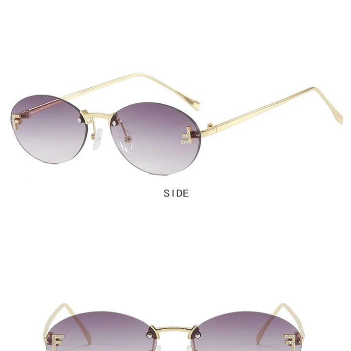 Stylish Retro Oval Sunglasses - Perfect for Driving & Everyday Style