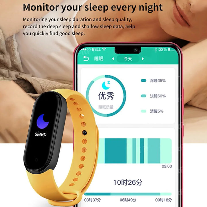 Smart Watch M6 Men Women Fitness Smart Bracelet Sports
