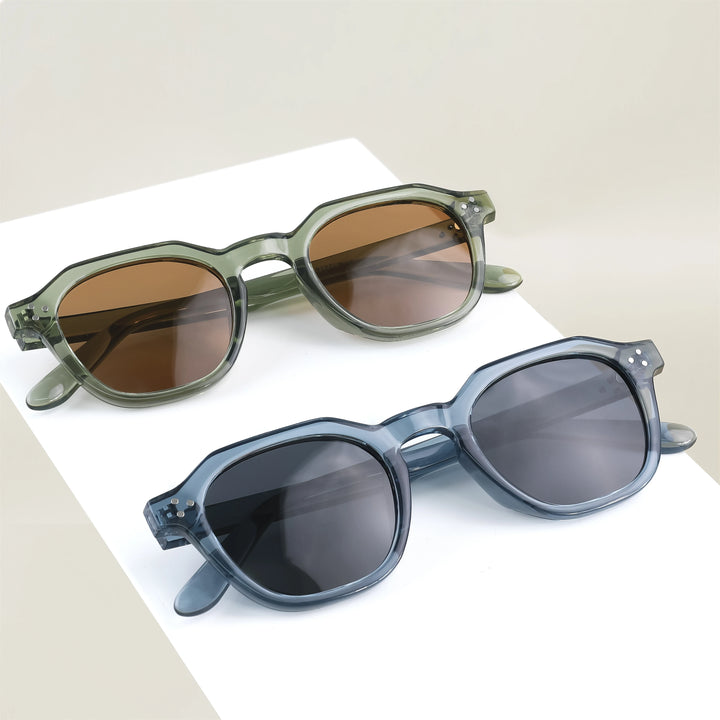 Retro Polarized Sunglasses CATERSIDE – Ultralight TR90 Frame - Men/Women